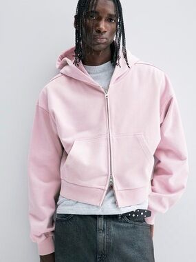 H&M oversized-fit Zip-Up Hooded Jacket